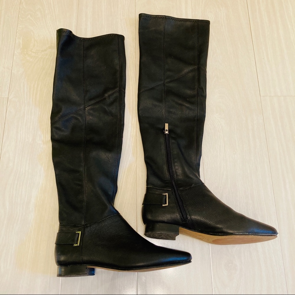 French Connection Black Over the Knee Boots